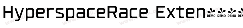 HyperspaceRace Exten字体转换